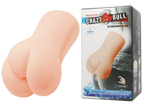 Мастурбатор анус телесного цвета LYBAILE Crazy Bull Realistic 3D Life Like ASS - 1