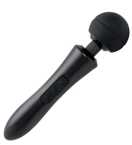 Вібромасажер пульсатор мікрофон універсальний чорного кольору BOSS of TOYS Massager Ultra - 2