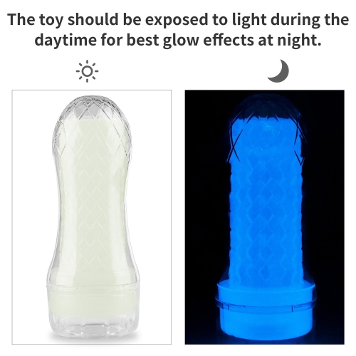 Мастурбатор Ребристый для члена Lovetoy Lumino Play - 3
