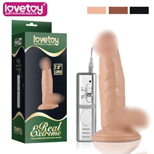 Вібратор на присоску Lovetoy Real Extreme 18 см