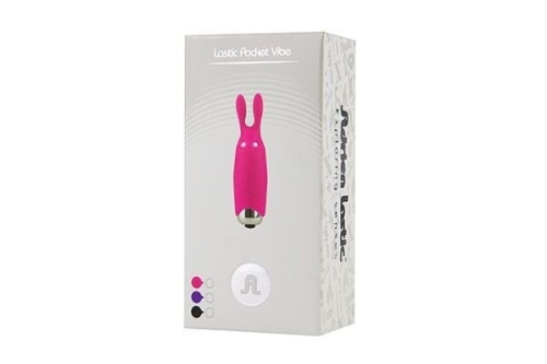 Минивибратор-кролик Adrien LasticPocket Rabbit розовый - 3