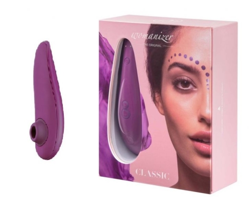 Бесконтактный вакуумный стимулятор клитора фиолетовый Womanizer Classic - 1