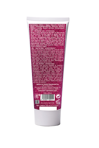 Лубрикант з поглинаючим ефектом на водній основі Attraction BTB Water based tingling effect lubricant 100 мл - 4