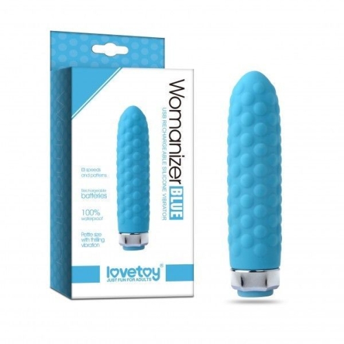 Міні вібратор Lovetoy Womanizer Блакитний - 1