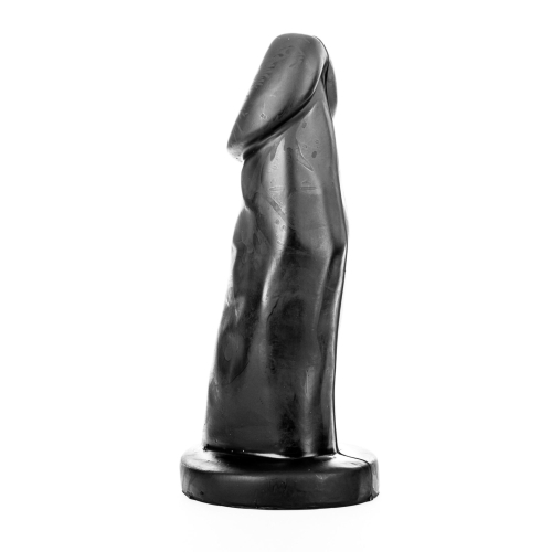 Фаллоимитатор реалистичный гелевый черный All Black AB38 - 1