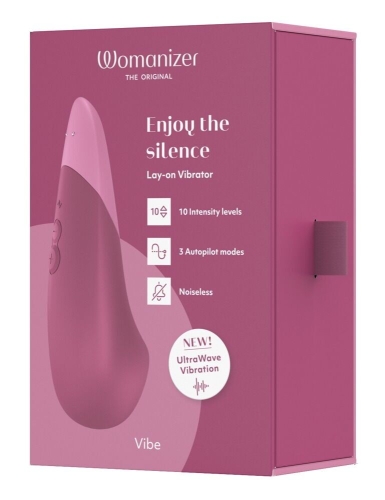 Вібратор для клітора рожевого кольору Womanizer Vibe - 9