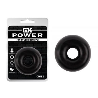 Ерекційне кільце для пеніса чорного кольору Chisa Fat O Cock Ring 2