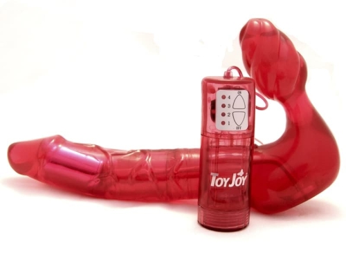 Безременной вибрострапон крансого цвета Toy Joy Bend Over - 3
