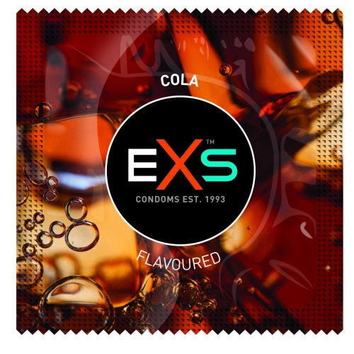 Презервативы для орального секса со вкусом колы EXS по 1 шт - 1