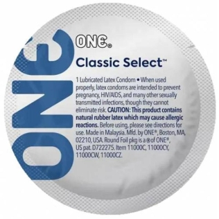 Презерватив классический латексный One Classic Select 1 штука