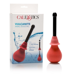 Анальный душ красно-черный Vulcanite California Exotic