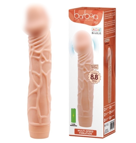 Вібратор реалістик тілесний BARBARA BOB DILDO VIBRATOR - 1