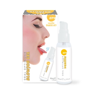 Оральный лубрикант на водной основе со вкусом ванили Ero Blowjob gel 50 мл