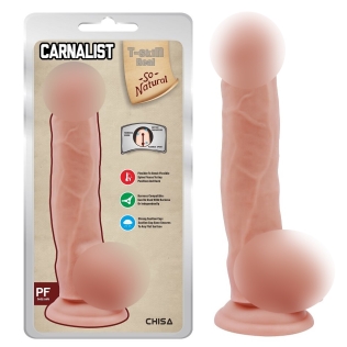 Фалос на присоску реалістичний бежевий CHISA Carnal Pleasure Flesh