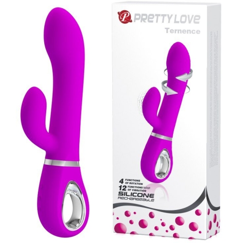Вибратор с клиторальным стимулятором Pretty Love Ternence - 1