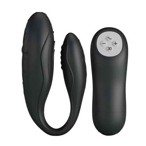 Вібратор для пари силіконовий Pretty Love INDULGENCE PLUS BI-014145-1 - 2