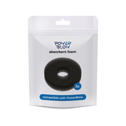 Впитывающая губка черного цвета Kiiroo Powerblow Absorbent Foam 5 штук - 2