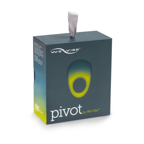 Эрекционное смарт виброкольцо синего цвета We Vibe Pivot - 10