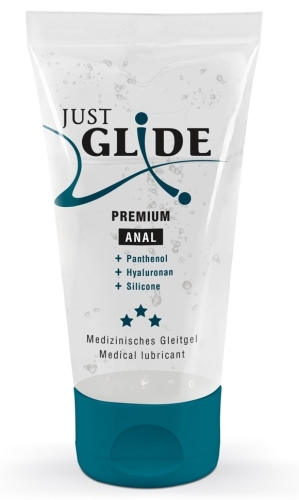 Веганская анальная смазка на силиконовой основе Just Glide Premium Anal 50 мл - 1
