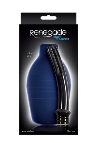 Анальний душ синього кольору NS Novelties Renegade body cleanser - 2