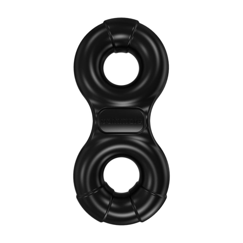 Ерекційне віброкільце на член та мошонку чорне Bathmate Vibe Ring Eight - 1
