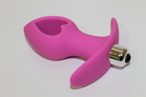 Втулка анальна з вібрацією Sweet Toys L 80 мм d 40 мм, Колір Рожевий - 4