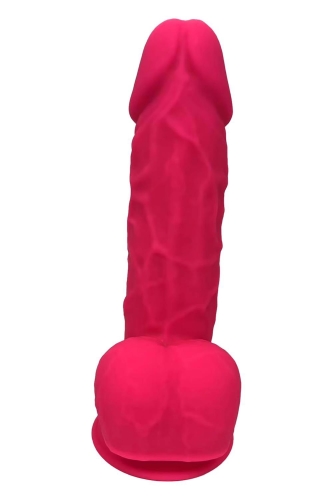 Фаллоимитатор реалистичный с мошонкой на присоске розовый Dream Toys Real Love - 2