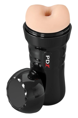 Мастурбатор в колбе анус бежевый Pipedream PDX Extreme - 2