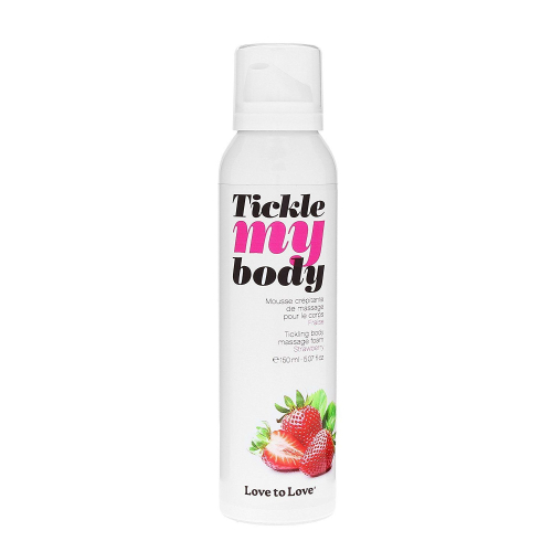 Масажна піна з ароматом полуниці Love To Love tickle MY BODY 150 мл - 1