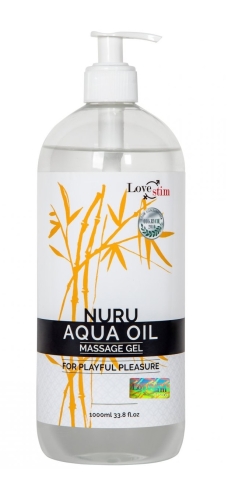 Массажное масло для массажа Нуру Love Stim Nuru aqua oil 1000 мл - 1