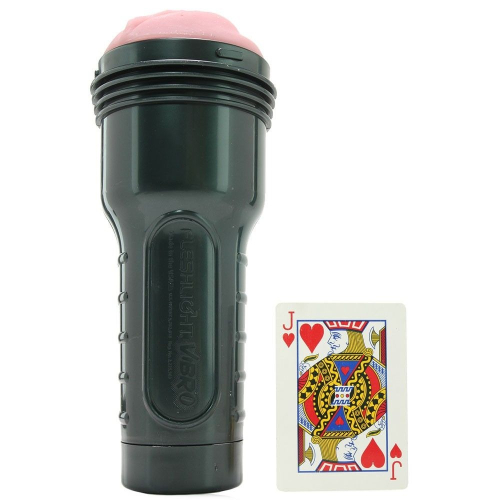 Мастурбатор в колбе вагина с вибрацией с 3мя вибропулями розового цвета Fleshlight - 13
