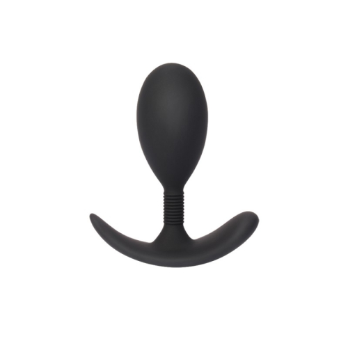 Анальная пробка с ручкой черного цвета Chisa Anal Play Plug Medium - 2