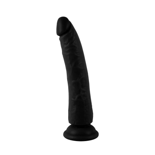 Фаллоимитатор реалистичный на присоске Realistic Dong Black Mr. Rude 8.5 черный - 2