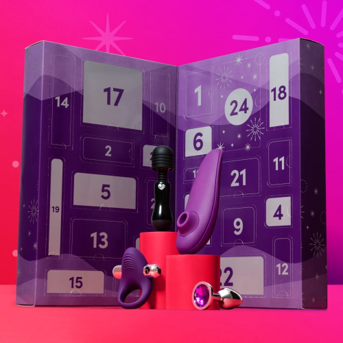 Адвент календар секс іграшок 24 предмети Lovehoney Couple's Advent Calendar 2023 Фіолетовий - 6