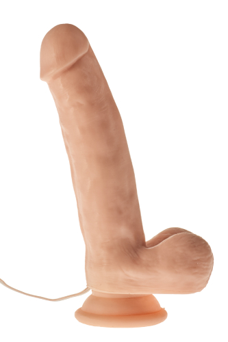 Вібратор реалістик на присосці тілесного кольору з пультом ДК Dream Toys MR DIXX CHEEKY - 4