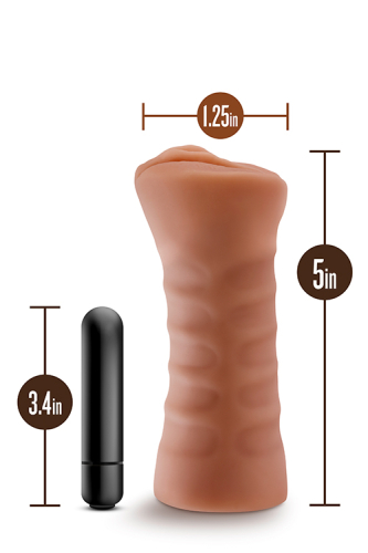 Мастурбатор вагина реалистичный коричневый FOR MEN JULIETA - 3