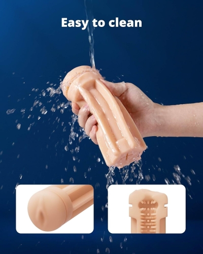 Рукав для мастурбатора Вагина телесный Lovense Solace Pro Vagina-Shaped Texture 2 - 5
