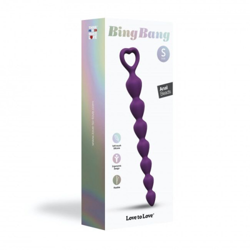 Анальная цепочка Love To Love BING BANG S фиолетовая - 6