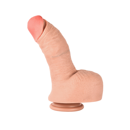 Фаллоимитатор реалистичный на присоске телесного цвета XISE “Mini dildo” - 2