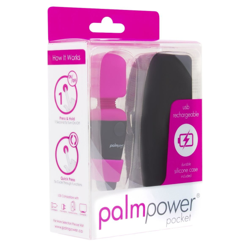 Міні вібромасажер море кайфу PalmPower Pocket гнучкий 7 режимів стимуляцій - 1
