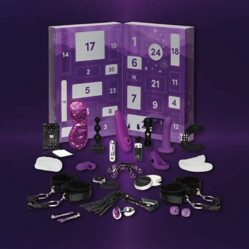 Адвент календар секс іграшок 24 предмети Lovehoney Couple's Advent Calendar 2023 Фіолетовий - 9