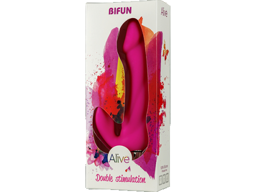 Вібратор зі стимуляцією клітора Alive Bifun - 3