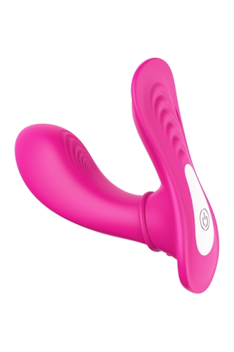 Вибратор для точки G розовый со стимуляцией клитора Dream toys VIBES OF LOVE REMOTE PANTY G MAGENTA - 4