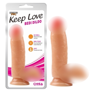 Фалоімітатор реалістичний на присоску тілесний CHISA Keep Love Bedi Dildo
