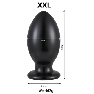 Анальная пробка черная OYO размер XXL