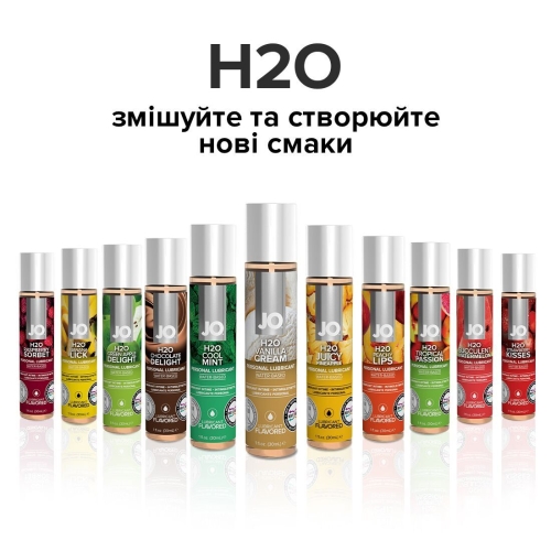 Лубрикант съедобный для оральных ласк вкус ванили System JO H2O 120 мл - 5