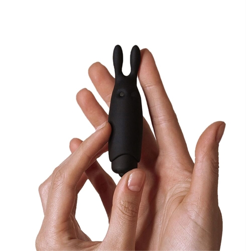 Мінівібратор Adrien Lastic Pocket Vibe Rabbit Black - 4
