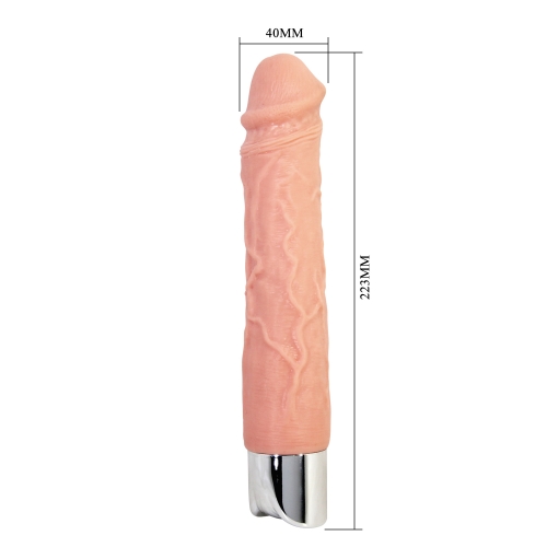 Вібратор реалістичний гелевий LYBAILE Pretty Love Osric Pro Realistic Vibrating Dildo - 7