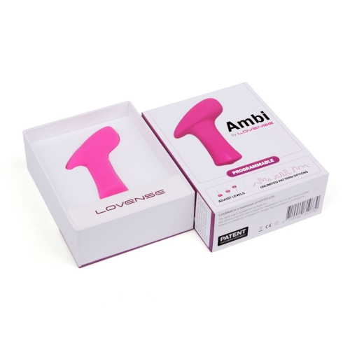 Смарт вибропуля розовая Lovense Ambi - 10