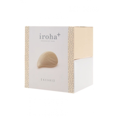 Кліторальний вібратор у формі черепашки Iroha+ Kushi від Tenga бежевий - 4